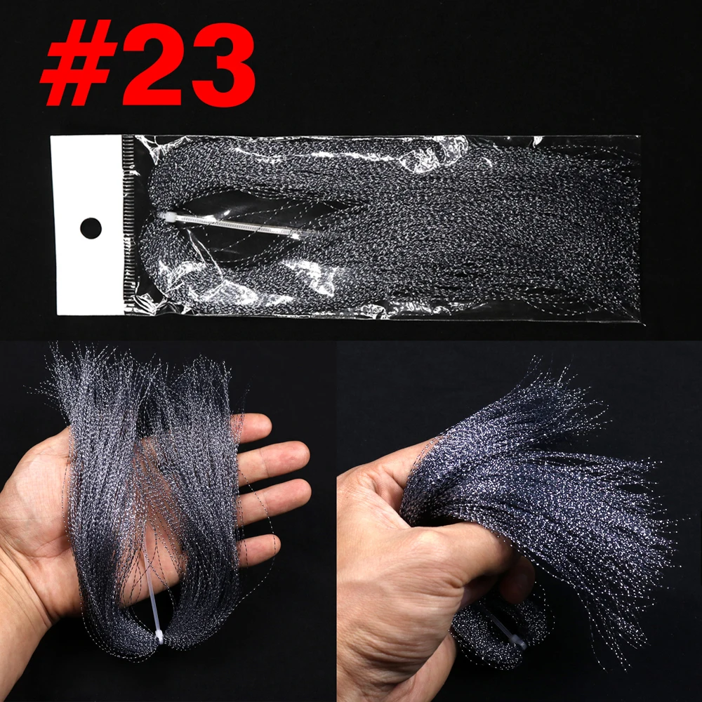 Isca de Pesca Jigging Cristal Flashabou Krystal Flash Fly Amarrando Streamer Ninfa Brilho 100paks 26 100paks isca de pesca jigging cristal flashabou