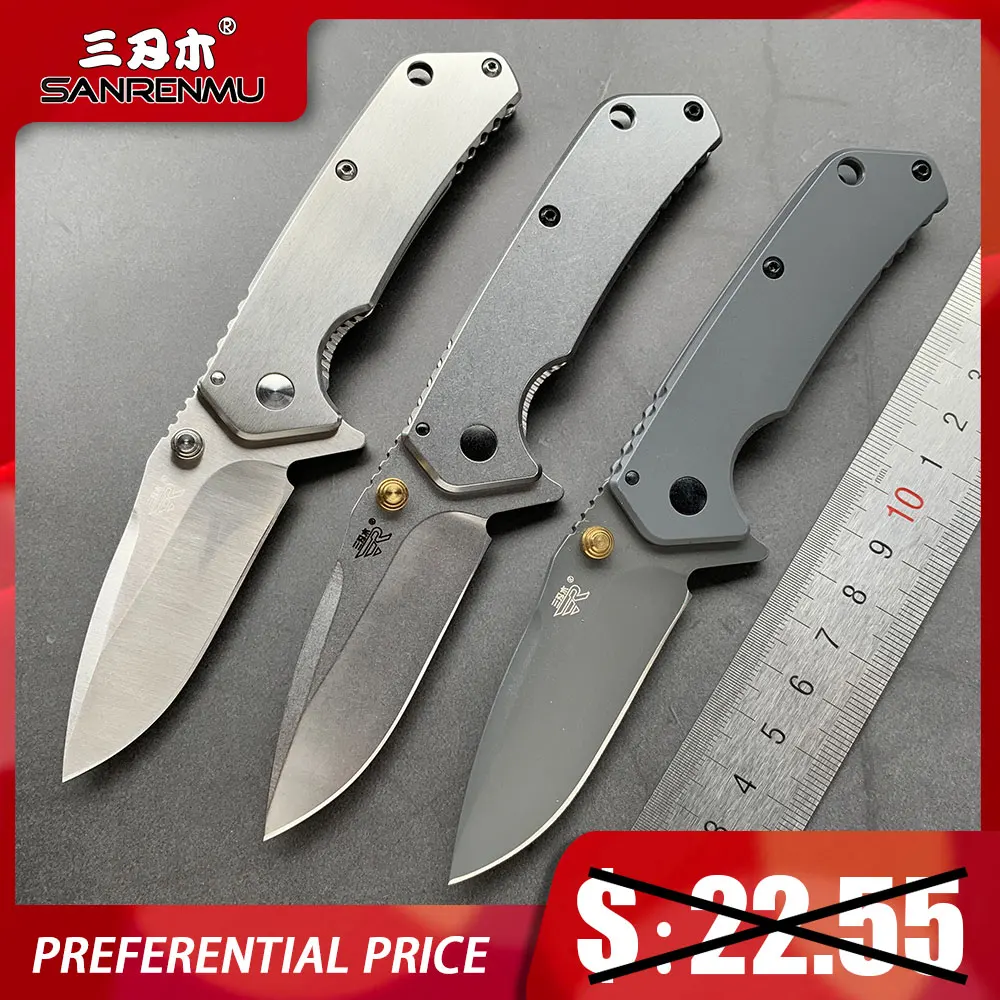 Sanrenmu Srm 9201 9202 Pocket Folding Knives D2 Sanrenmu Pocket