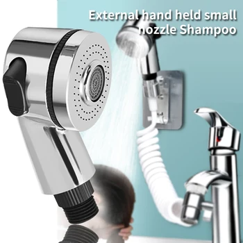 

Home Hose Sprayer Hair Washing Bathroom Fixture Shower System Universal Extension Accessory Faucet Splitter Water Tap Sink