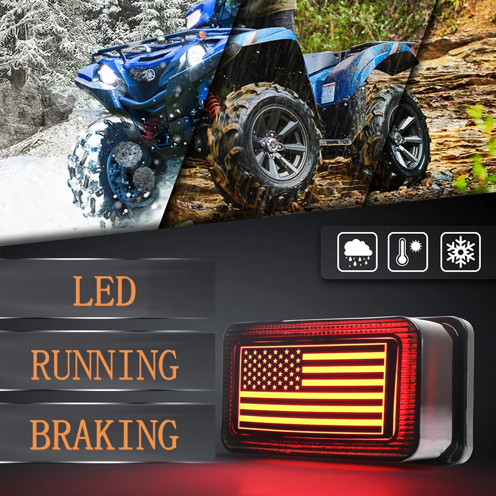 2021 светодиодный задний фонарь 1 шт. для ATV UTV Yamaha гризли Viking Rhino большой медведь Kodiak