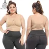 Sujetador de talla grande sin costuras con almohadillas para mujer, ropa interior de realce, sin aros, talla grande 5XL, 6XL ► Foto 3/6