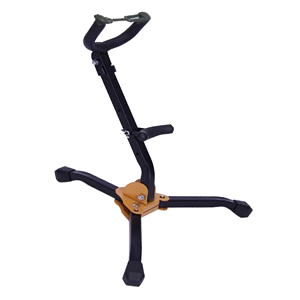 Sax Floor Stand Support Stainless Steel & Sponge For Tenor Saxophone Part