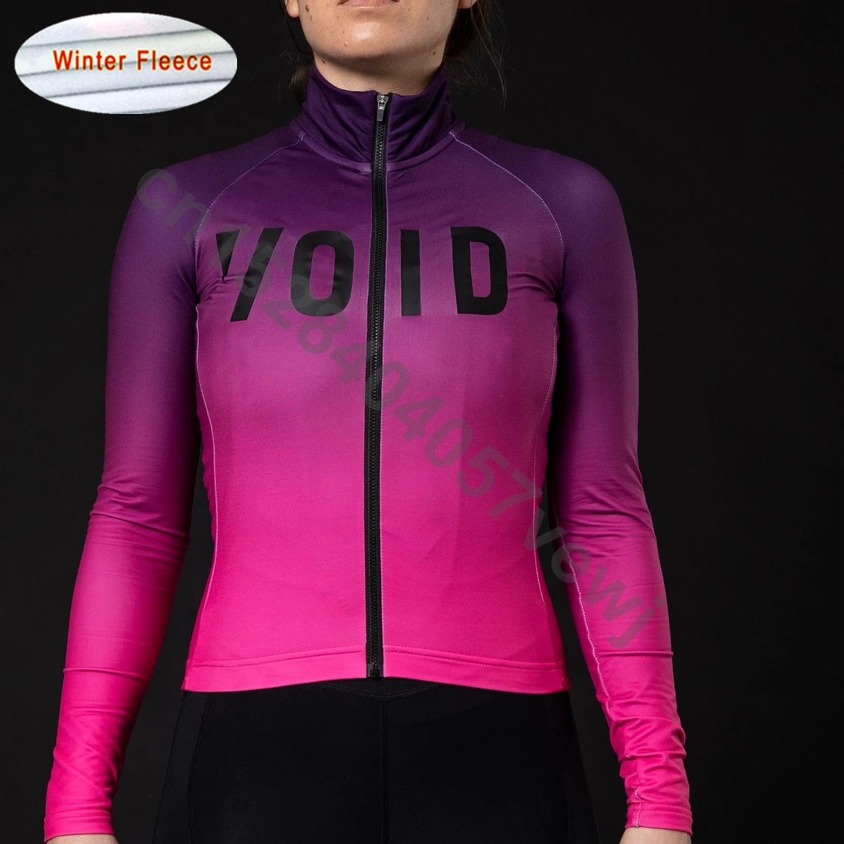 Велосипедная футболка VOID pro team, зимний теплый флисовый комплект с длинным рукавом, ropa ciclismo, одежда для триатлона, одежда для велоспорта