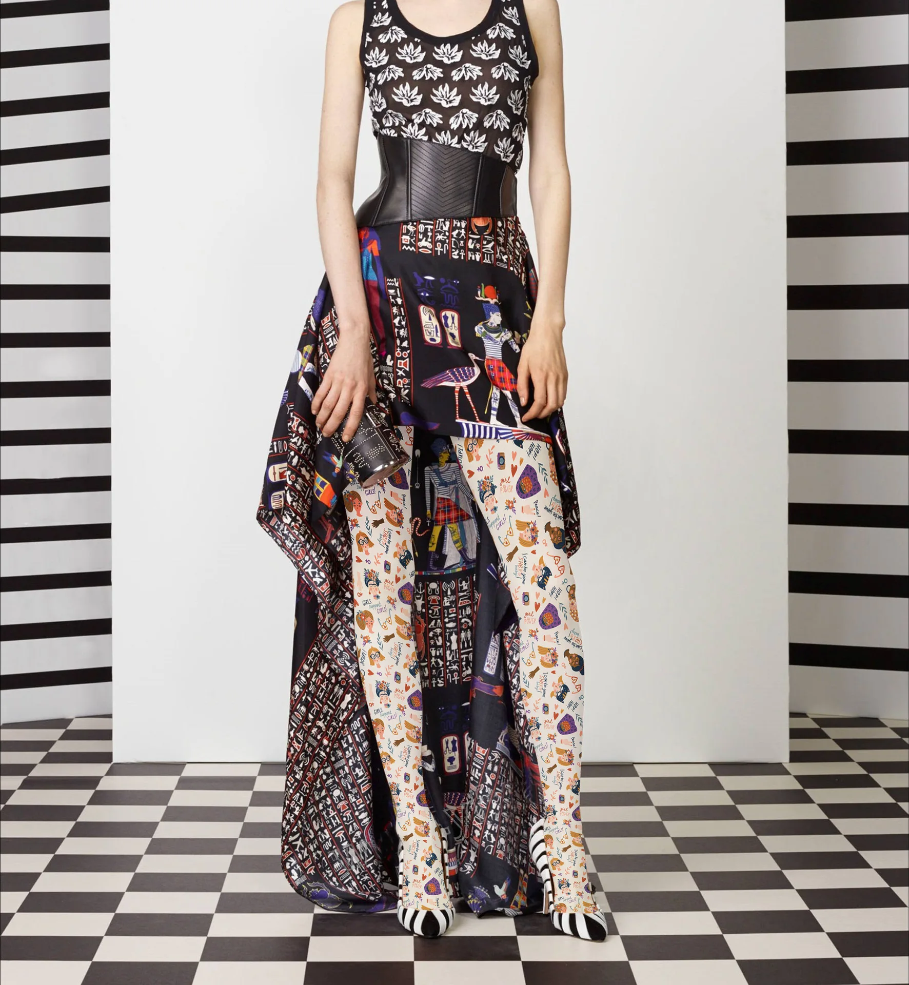 

Graffiti pattern printing pantyhose wholesale and drop shipping