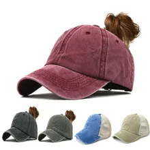 Новинка! дизайн, бейсболка "конский хвост" для женщин, бейсболка Snapback, женские спортивные однотонные кепки, Bone Gorras-8