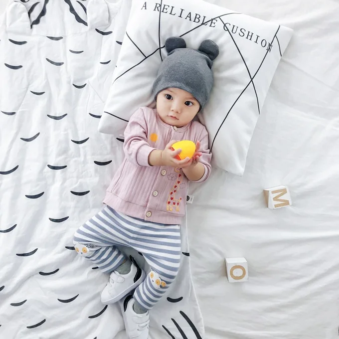 Детская одежда Mini Babe; Детский кардиган; вязаная куртка; осеннее пальто для мальчиков и девочек; модная весенняя одежда для младенцев