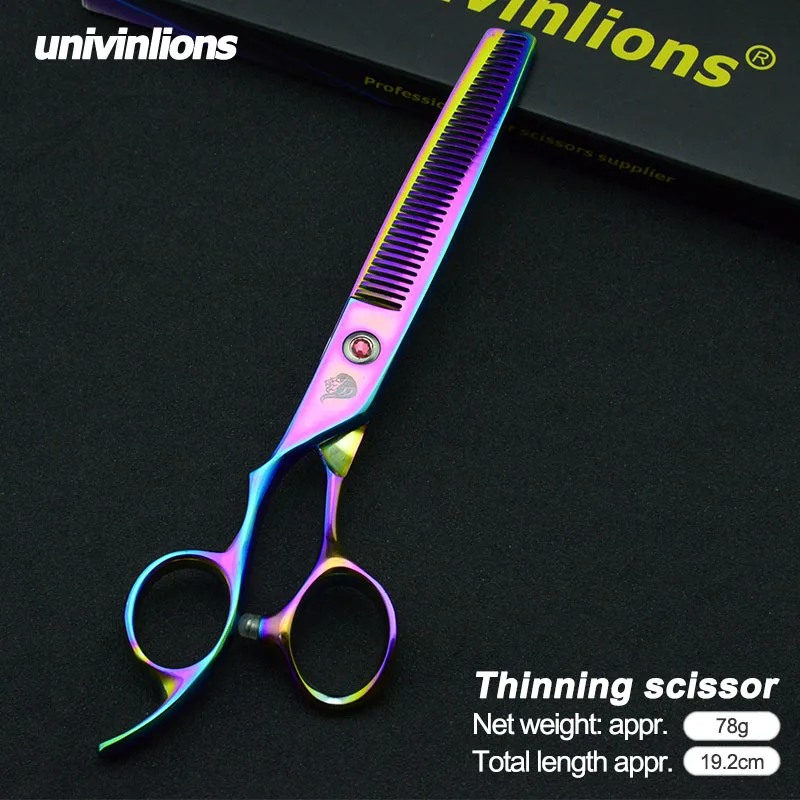 7" Left Hand Pet Dog Grooming Scissors Lefty Scissors Dog Hair Clippers