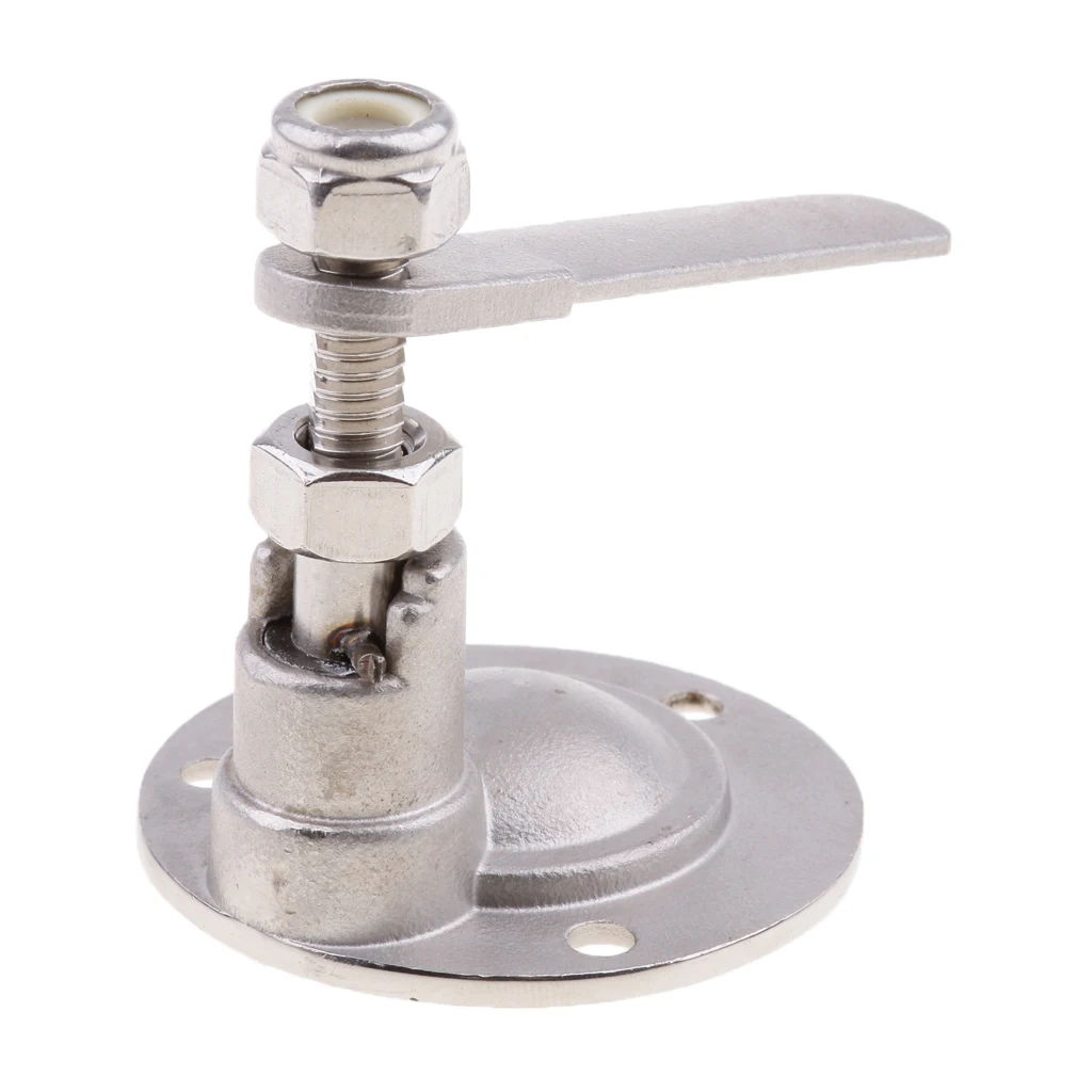 Stainless Steel 316 Non-Locking Boat Hatch Latch with Lift Ring Handle