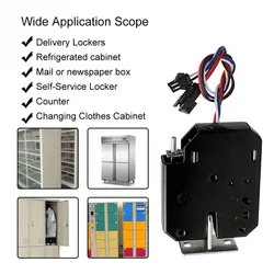 New Design Electromagnetic Lock DC 12V Supermarket Intelligent Locker Electronic Lock Access Control Electric Lock Mailbox Lock