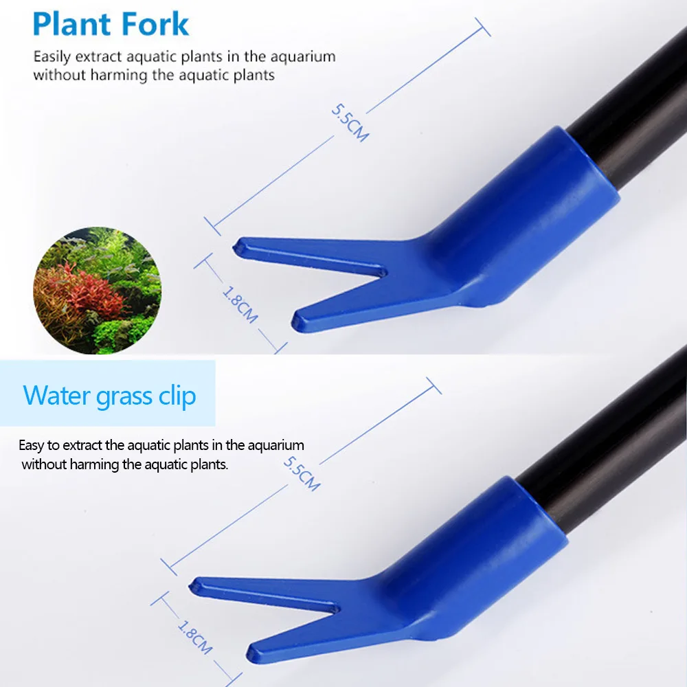 5Pcs/Set Aquarium Brush Tools Gravel Rake Algae Scraper For Aquarium Tank Cleaning Sponge Brush Aquatic Pet Cleaning Tools