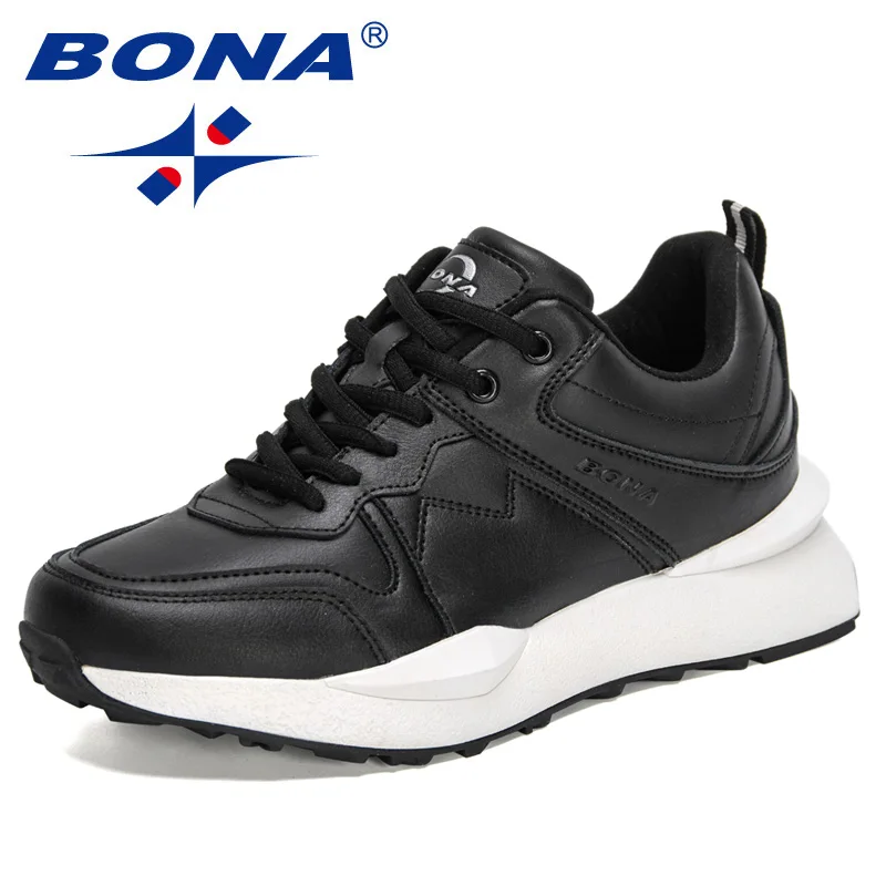 BONA Sports Shoes Comfortable Running Shoes Women Outdoor Athletic Ladies Jogging Walking running shoes womens sneakers air cushion shoes