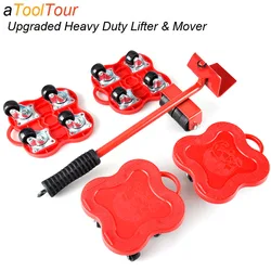 Updated Universal Wheel Mover Device Max Up Heavy Duty Furniture Removal Transport Lifter Object Handling Tool Mover Roller