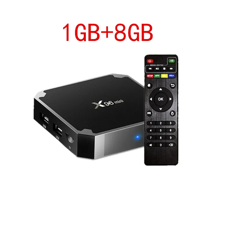 X96 Мини ТВ приставка на базе Android BOX X96mini Android 7,1 Smart tv Box 2 Гб 16 Гб Amlogic S905W четырехъядерный 2,4 ГГц WiFi телеприставка 1GB8GB - Цвет: 1G 8G