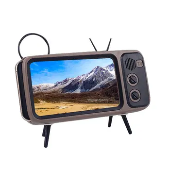

Creative Pth800 Retro Tv Style Mobile Phone Bracket Card Wireless Speaker Outdoor Wireless Audio Professional