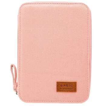 

ANGOO Creative Pencil Case Canvas Zipper Large Capacity Pencil Box Storage Bag for Pad Pens Stationery