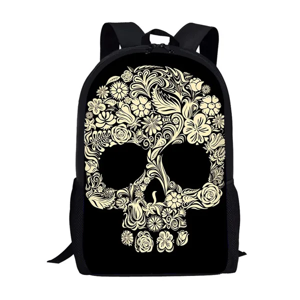 skull backpacks for school
