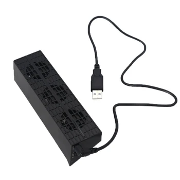

Cooling Fan Cooler Heat Exhauster Temperature Control For PS4 Slim Game Console