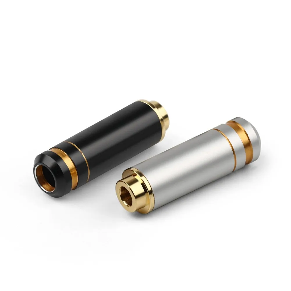 5pcs Hifi 4 4mm Jack Balanced Headphone Plug Audio Connectors 4 Pole Copper Gold Speaker Wire Connector Earphone Adapter DIY