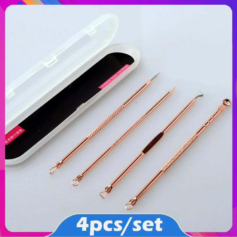 

Facial Cleaning Set for Extrusion of Pimples Remove Black Dots Comedones Prick Needle for Acne Carnation Extractor Cosmetic Loop