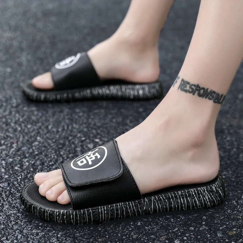 

Summer Men Casual Foot Covering Lazy Pedal Slipper Outdoor Sandals Fashion Sandals