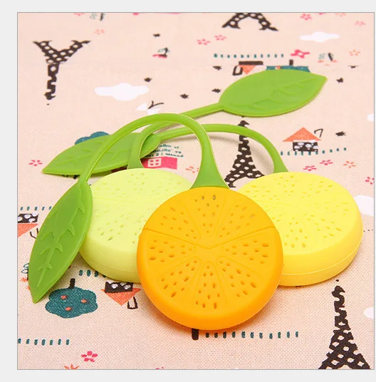 Manufacturers Direct Selling Tea Making Device Lemon Silica Gel Creative Tea Filter Mode Fruit Tea Filter Silicone Mould