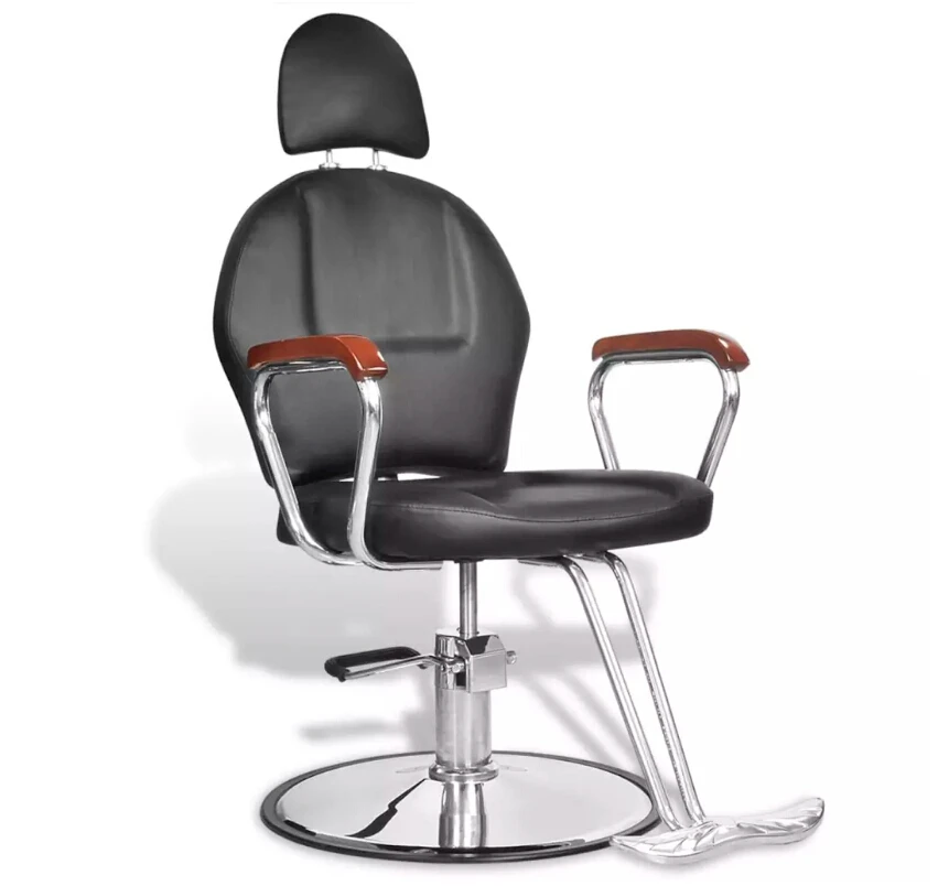 

Wholesale Leather Chair Seat VidaX Professional Black Leather Hairdressing Chair Game Chair Salon Chair Furniture Sliders