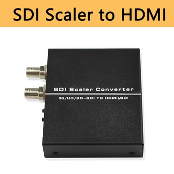 

SDI to HDMI Scaler Adapter Converter with SD Loop out 1080p Full HD SD-SDI/HD-SDI/3G-SDI HDMI2SDI HDMI-SDI for Camera Monitor