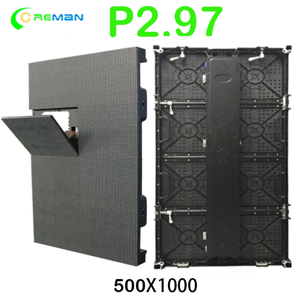 P2.976 P2.97 светодиодный экран HD 500x1000 видео настенная сценическая подвесная балка