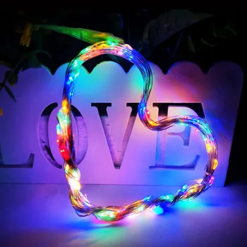 

Fairy LED String Sliver Wire Lights 1M 2M 3M 5M 10M 12M Decoration Holiday Christmas Tree Outdoor Garland Flexible Ribbon Lights