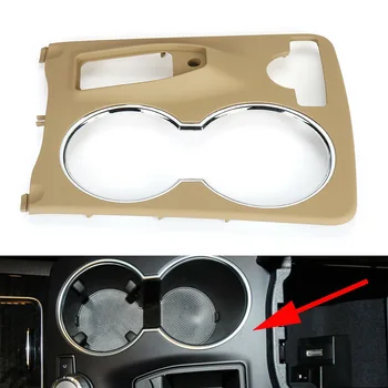 

New Arrival High Quality For Mercedes GLK Class X204 2010-15 Front Center Console Cup Holder Trim Cover
