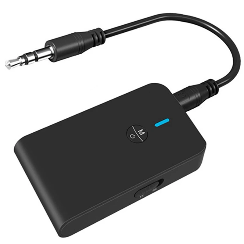 AptX Low Latency 5 0 Bluetooth Transmitter Receiver 2 In 1 o Wireless Adapter for Car TV PC Speaker Headphone 3 5MM Aux Jack