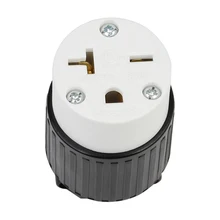 Национальная ассоциация владельцев электротехнических 6-20R заземления замок разъем, 20A 250 В переменного тока, 3 отверстия сосуд