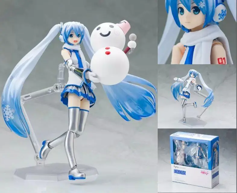Аниме игрушка Figma 014 Хацунэ Мику Виртуальная певица лук мать Мику мобильный