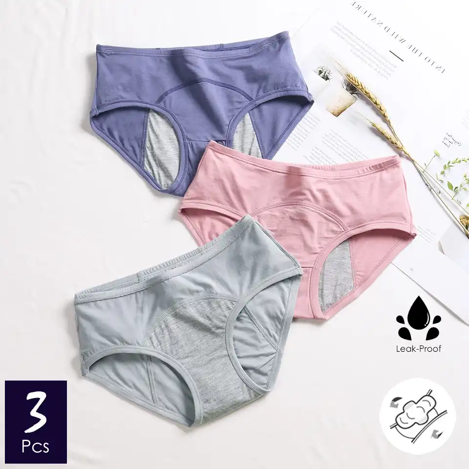 Modal Stof Menstruatie Slipje Voor Menstruatie Vrouwen Ondergoed Incontinentie Lekvrije Vrouwelijke Zachte Slips Lingerie Damesslipjes Aliexpress