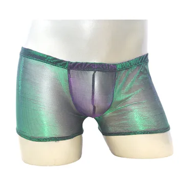 

lace green Camouflage Gay underwear Male Mens Boxers Fashion Boxer Underpants Sexy clothes Shorts Underpanties Breathable