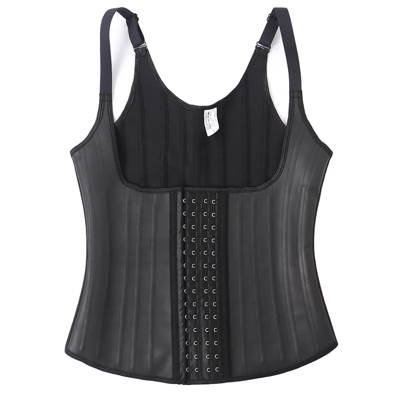 Women's-Latex-Underbust-Waist-Training-Steel-Boned-Shapewear-Corset