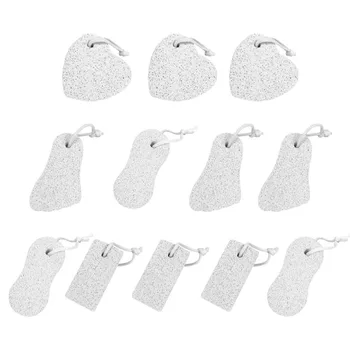 

12Pcs Feet Scraping Stone Double-sided Pumice Stone Natural Pumice Stone Pedicure Tools for Skin Home Feet
