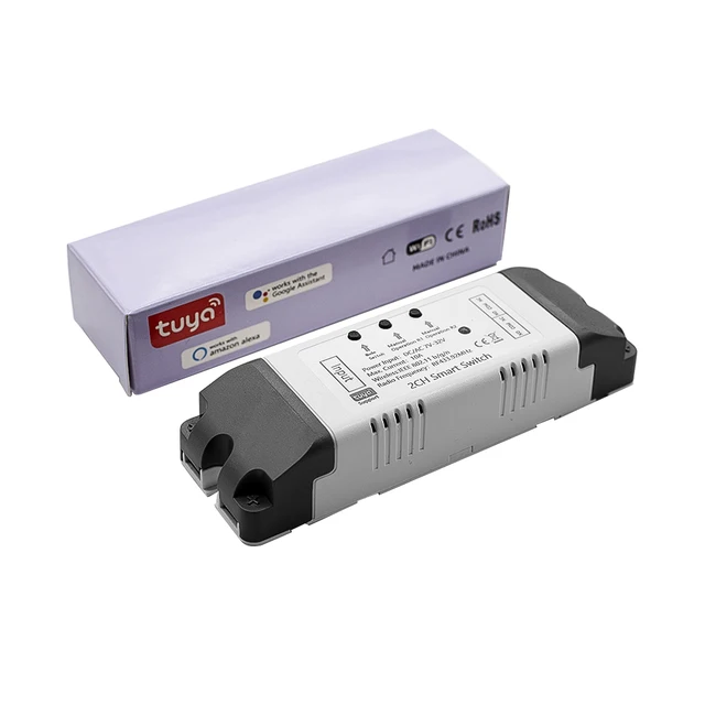 Wifi Wireless Switch Smart Module 2CH DC5V 12V 32V 110V 220V Inching Self-lock 10A Relay Tuya APP Control For Garage Door Opener 6