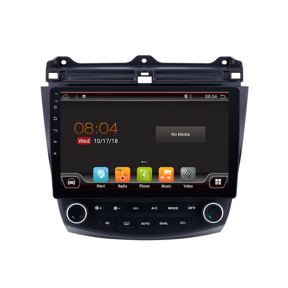 Top 10.1 Inch 2 DIN for Android 9.0 Car Stereo 4+32G Quad Core MP5 Player GPS WIFI FM AM Radio for HondaAccord 2003-2007 17 Top 10.1 Inch 2 DIN for Android 9.0 Car Stereo 4+32G Quad Core MP5 Player GPS WIFI FM AM Radio for HondaAccord 2003-2007 17
