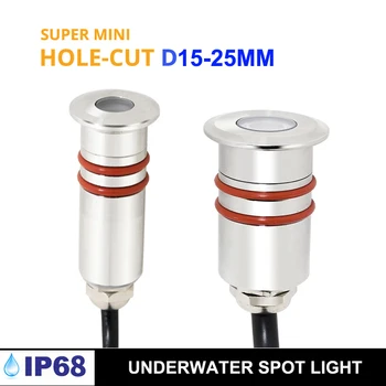 

10PCS MINI UNDERWATER LIGHT IP68 15MM 25MM EMBEDDED SPOTS LED LAMP 12V SWIMMING POOL LIGHTING HIGH QUALITY UNDERGROUND SPOLTIGHT