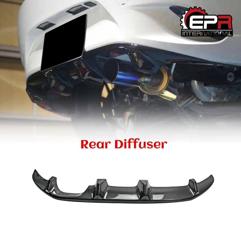 Для Mazda MX5 ND5RC родстер Miata Углеволокно стиль Fuji авто задний бампер диффузор панель