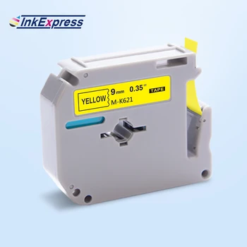 

InkExpress Label Tape For Brother MK-621 mk621 MK 621 Label Tape Cassette 9mm for Brother P touch Label Maker PT-80 PT-85 PT-90