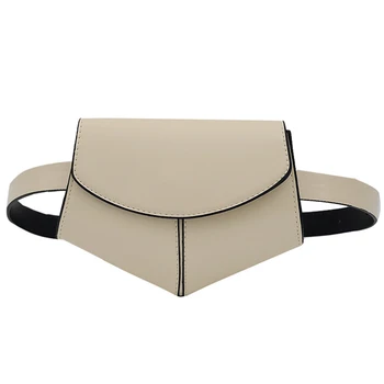 

Cross Body Serpentine Pattern Organizer Fanny Bag Shopping Single Shoulder Handbags Chest Pouch PU Leather Mini Women Waist Pack