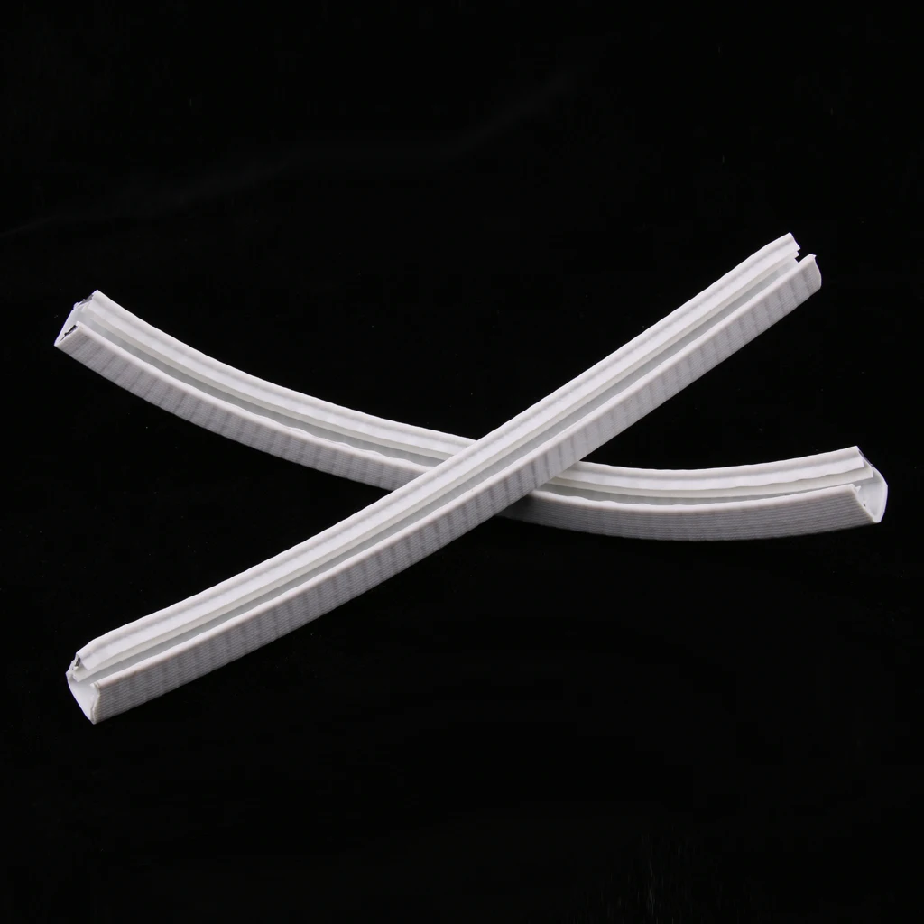 3 Pairs Rubber Skateboard Deck Nose Protection Strip Longboard Tail Guard 32x2cm