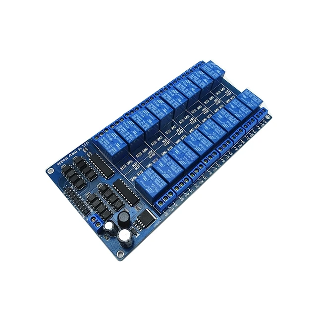 

A5-- EYEWINK 5V/12V 16 Channel Relay Module For arduino ARM PIC AVR DSP Electronic Relay Plate Belt optocoupler isolation