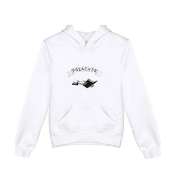 

2019 2 To 12 Years Kids Hoodie Preacher Print Boys Girls Hoodies Sweatshirt Teens Outerwear Children Pullover hoodies Harajuku