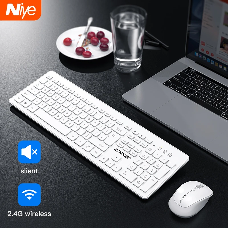 2 4g Wireless Multimedia Keyboard And Mouse Mini Usb Ergonomic Mute Optical Keyboard Mouse Combo Set For Notebook Laptop Mac Pc Keyboard Mouse Combos Aliexpress