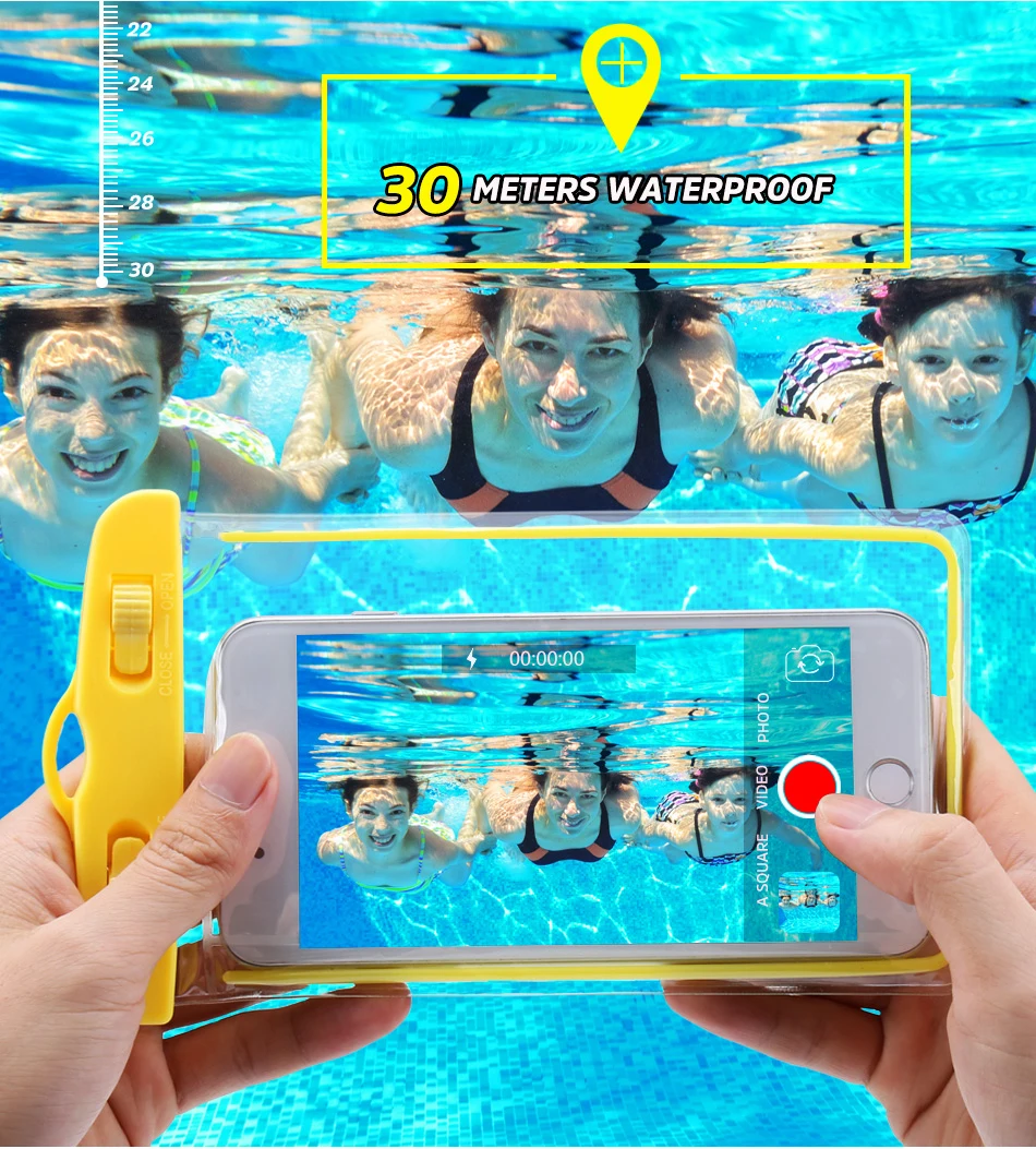 Водонепроницаемый мобильный телефон чехол для iPhone X XS MAX 8 7 6s 5 плюс крышка мешок сумка ПВХ герметичный остающийся сухим под водой чехол Водонепроницаемый карман