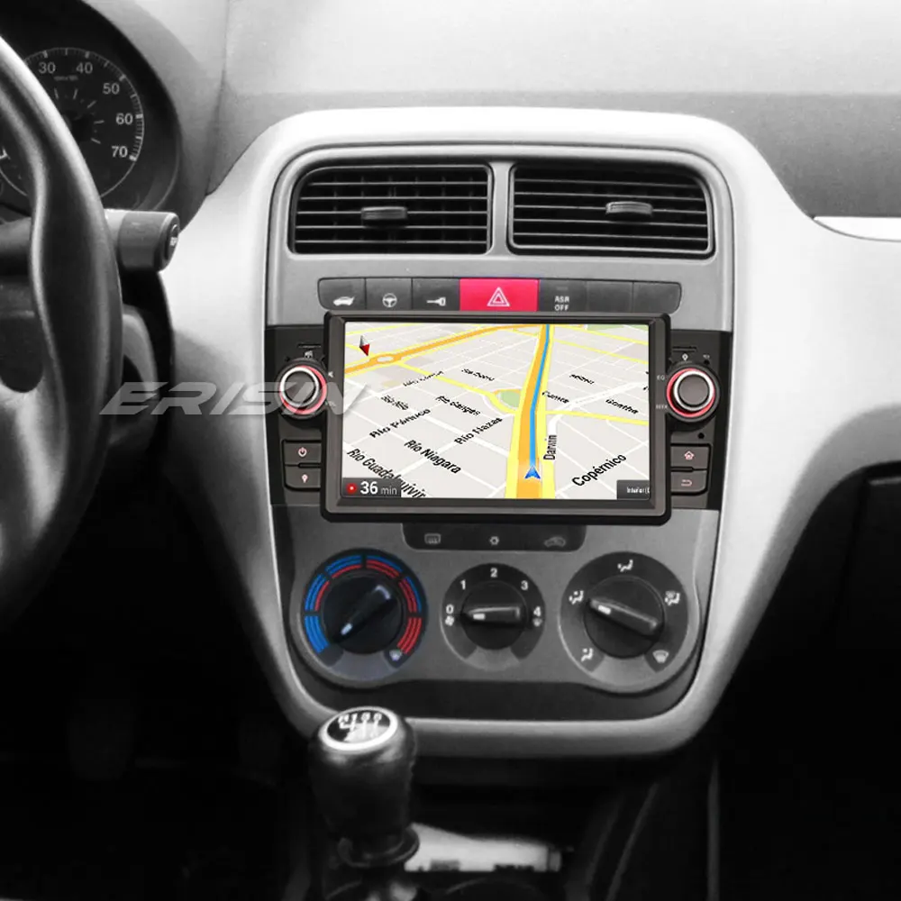 Автомагнитола Erisin ES7923L 7 дюймов Android 9 0 8 ядер 4 Гб ОЗУ для Fiat Punto 2005 2009 Linea 2007
