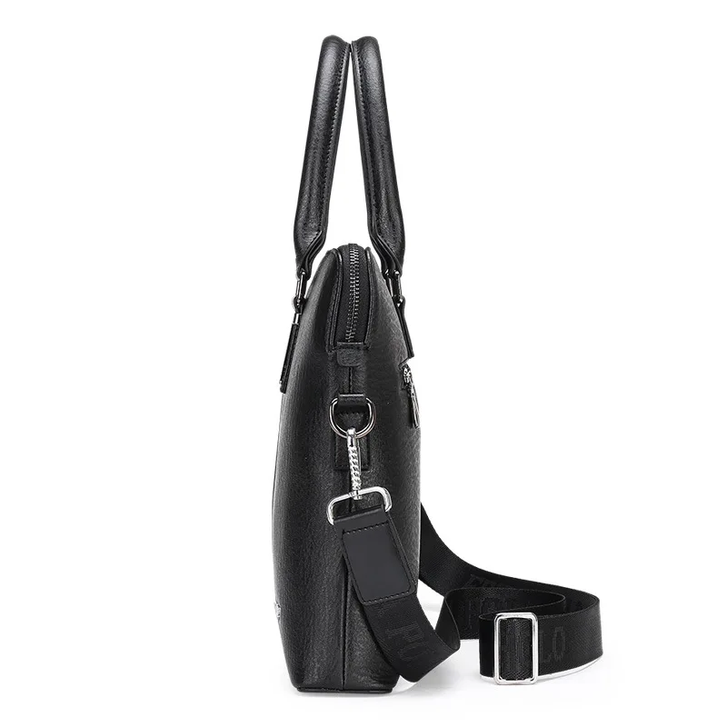

Men Fashion 2018 Spring New Style Men's Bag Business Shoulder Bag Oblique Bag Handbag Business Shoulder Different Size Bags
